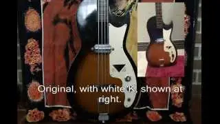 Kay Bass Guitar Part1: Walkaround Before Repair
