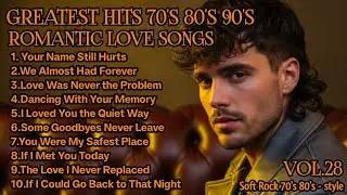 🎸 Greatest Hits Romantic Love Songs 💖 | Love Songs 70's 80's | Soft Rock Ballads Playlist Vol.28