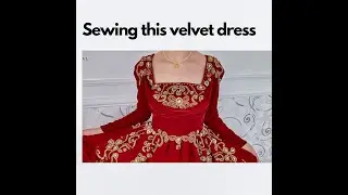 How-to Sew Velvet Dress