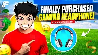 Finally 🤔 purchased gaming headphone 🥳 by playing solo tournament 🥳 #aktuff #desiarmy #fftournament 