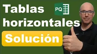 Como solucionar tablas horizontales o abultadas | Hablando de Excel