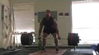 280 kg / 618 lb Raw deadlift