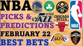 NBA Picks and Predictions February 22 Best Bets Today