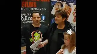 My Mom swung by the Schlock and Awe Films booth
