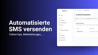 Fonio AI: Automatisierte SMS mit Fonio versenden (Follow-Ups, Weiterbearbeitungen etc.) 📲