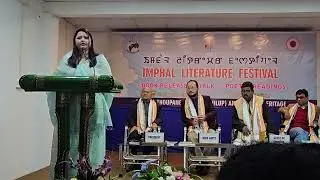 Book Launch Event at Imphal Literature Festival #literature #manipur #imphal #novel #launch #travel 