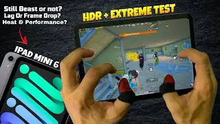 iPad Mini 6 HDR Graphics Performance 🥶 Lag, Heat gaming Review 🔥 PUBG MOBILE - BGMI