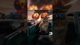 maniac catt ?911111#YouTubeCats#FunnyCat#EpicChase#MemeVideo#Explosion#CatMeme