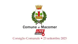 Diretta live streaming Consiglio Comunale - 23 settembre 2025