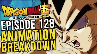 The Black Eyed Prince! Episode 128 Animation Breakdown - Dragon Ball Super