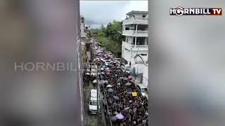 RALLY HELD ACROSS MIZORAM CONDEMNING CRIME AGAINST WOMEN AND TRIBALS IN MANIPUR