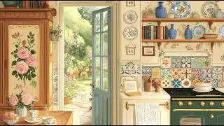 A Peaceful Cottage Morning 🌼 | Soft Vintage Music
