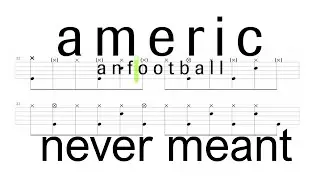 American Football - Never Meant (🔴 Drum Notation | Tutorial) @chamisdrums Bass tabs on @ChamisBass