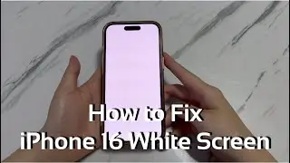 How to Fix a White Screen on iPhone 16 (Plus) or iPhone 16 Pro (Max): 6 Solutions
