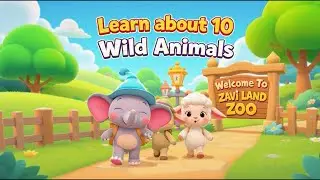 Kids Learning 10 Wild animals #wildanimals  #wildanimalsforkids #kidslearning #childrenseducation