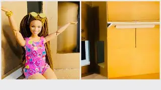 Дом мечты Барби своими руками из КАРТОНА, часть 1!📦🏡💕