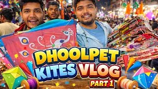 Dhoolpet vlog part 1 #dhoolpet #dhoolpetkites #trending #viral #vlog #explore #hyderabad #dance #fun