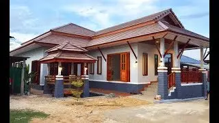 รีวิว สร้างบ้านชั้นเดียวทรงไทยประยุกต์ 3 ห้องนอน 2 ห้องน้ำ ด้วยงบ 1.7 ล้านบาท+คุมงานเอง+ตกแต่งเอง