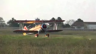 Stearman, N450JW take-off #5 8/28/10 at 1858