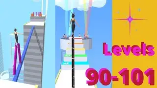 High Heels App Gameplay level 90-100 (ios/android) | High heels runner game
