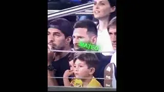 Ronaldo Jr & Mateo Messi's Reaction To Ronaldo's Goal 😂