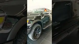 New RAM 1500 Rebel Night Edition color Diamond Black🔥