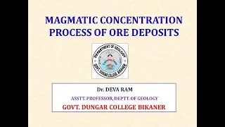 Late Magmatic Process