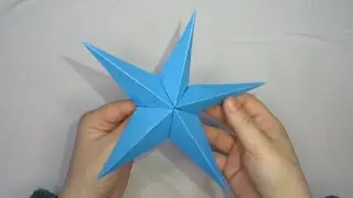 Easy Paper Star From Ramadan Decorations كيفية صنع نجمة ورقية سهلة و جميلة لزينة رمضان #ramadan #fun