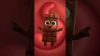 Chocolate Inside the Stomach