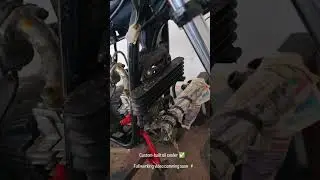 Custom-built oil cooler on air cooled engine ✅️ full working video comming soon ‼️