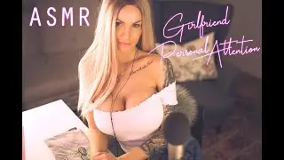 ASMR Girlfriend put you to sleep english soft whispering Personal Attention Roleplay soft spoken
