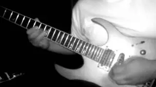Tornado of Souls solo (REVERSED STRINGS)