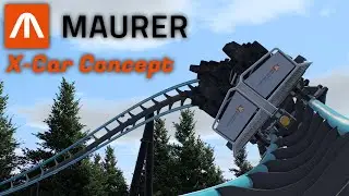 Maurer X Car launch coaster I Concept I NoLimits 2 pro