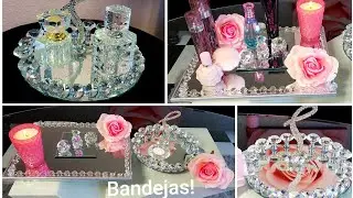 Diy dollar tree, 💖 BANDEJAS ELEGANTES PARA DECORACI&Oacute;N/ DIY HOME DECOR/ CENTRO DE MESA.