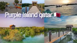 🇶🇦 Qatar la Mangrove forest ahh 😱 / Purple Island alkhor