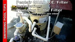 Как установить фильтр Pentair QUAD D.E. (та же процедура и для фильтра Clean & Clear Plus)