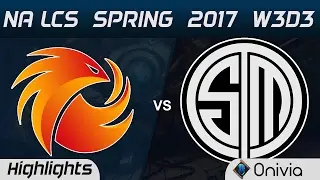 P1 vs TSM Highlights Game 3 NA LCS Spring 2017 W3D3 Phoenix1 vs Team Solo Mid