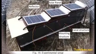 How to increase Solar PV power output by attached flat mirrored reflectors