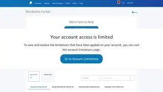 Paypal limited account get back resolved