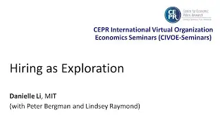 Hiring as Exploration