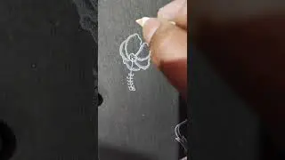 learn to draw a flower in easy way --#easylearning #art #trending