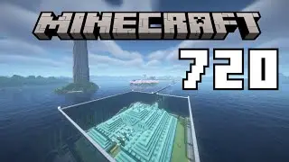 Давайте поиграем в Minecraft, часть 720 | Освещение внутри и причала для гастов