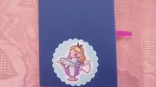 #scrapbooking Album Minilibro - Alice nel paese delle meraviglie
