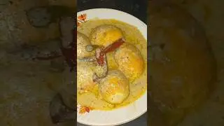 25 February 2025  eggs# curry recipe # white #creamy#eggs#curry recipe#