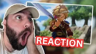 РЕАКЦИЯ на переосмысление Dragon Quest VII | Продолжение трейлера!
