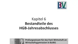 Bestandteile HGB Jahresabschluss Bilanz GuV Anhang Lagebericht [WG K06 T01]