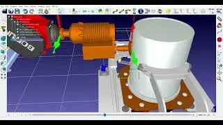 Robot borunte 8 trục mô phỏng Robodk .VIE