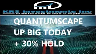 QUANTUMSCAPE STOCK UPDATE UP +30% BUY HOLD