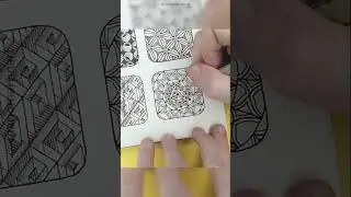 How to draw a zentangle spiral step by step #zentangle #zentangleart #zentanglepatterns