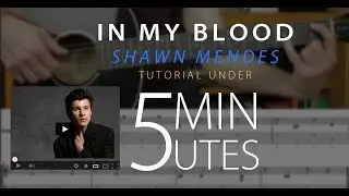 In My Blood - Shawn Mendes Easy Guitar Tutorial/Lesson + chords + tabs